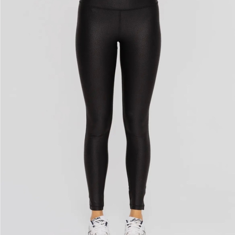 Mono B OG Foil High Waisted Leggings Large